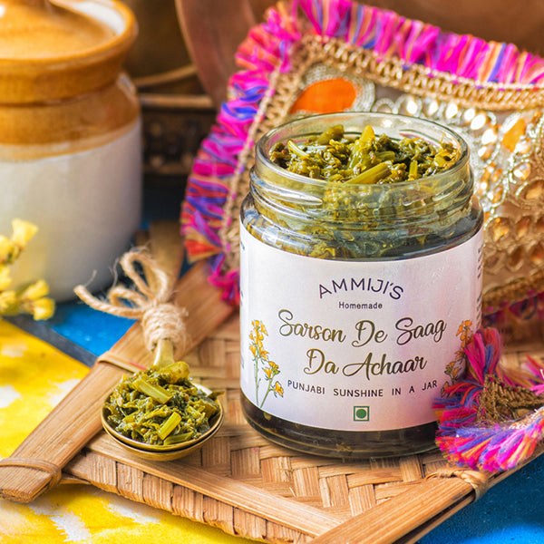 Ammiji’s Sarson De Saag Da Achaar (175gm)